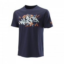 Футболка Wilson чол. PARIS HOPE TECH TEE PEACOAT синій/мультиколор SM