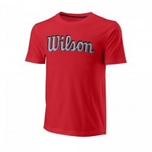 Футболка Wilson чол. SCRIPT ECO CTN TEE-SLIMFI RD червоний SM