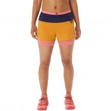 Шорти ASICS FUJITRAIL 2-N-1 SHORT жін. жовтий S