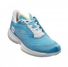 Кроссовки Wilson жен. KAOS SWIFT 1.5 CLAY WH/BL Голубой/Белый 3.5