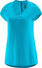 Футболка Salomon ELLIPSE SCOOP SS жен. голубой XS