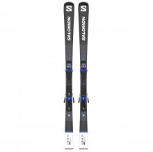 Гірські лижі Salomon S/MAX 10 з кріпленнями M12 GW F80 Bk 23-24 чорний/білий/синій 165