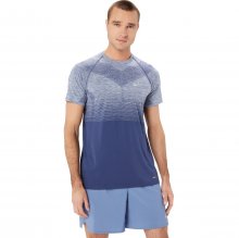 Футболка ASICS SEAMLESS SS TOP муж. синий S