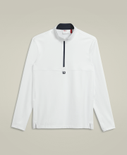 Кофта Wilson муж. ELEVATE PERFORMANCE 1/2 ZIP WH белый MD