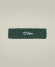 Повязка на голову Wilson уни. TERRY LOGO HEADBAND FIELD GREEN зелёный OSFA