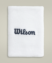 Напульсник Wilson WIDE TERRY WRISTBANDS WH/NAVY белый/синий OSFA
