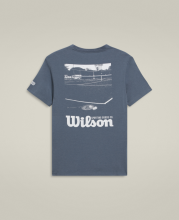 Футболка Wilson чол. EASY STREET TEE SLATE BLUE блакитний SM