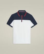 Поло Wilson муж. ADVANTAGE ZIP POLO NAVY/WH синий/белый SM