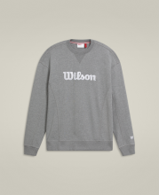 Кофта Wilson муж. TEAM SCRIPT CREWNECK GRAY серый MD