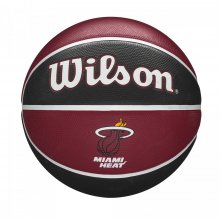 Мяч баскетбольный Wilson NBA TEAM TRIBUTE BSKT MIA HEAT SZ7 красный/синий 7
