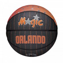 Мяч баскетбольный Wilson NBA TEAM CITY COLLECTOR BSKT ORL MAGIC SZ7 коричневый/чёрный 7