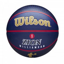 Мяч баскетбольный Wilson NBA PLAYER ICON OUTDOOR BSKT ZION SZ7 синий 7