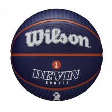 Мяч баскетбольный Wilson NBA PLAYER ICON OUTDOOR BSKT BOOKER SZ7 синий/белый 7
