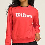 Кофта Wilson жен. TEAM CREWNECK INFRARED красный XS