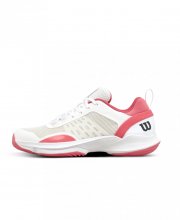 Кроссовки Wilson жен. HURAKN PRO V2 WH/PINK белый/розовый 9US