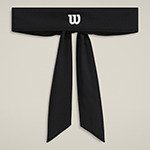 Повязка на голову Wilson уни. TIE HEADBAND BK чёрный OSFA