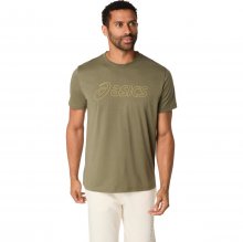Футболка ASICS ASICS LOGO SS TEE муж. зеленый L