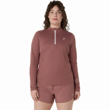 Лонгслів ASICS ASICS ICON 1/2 ZIP LS TOP жін. бордовий S