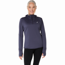 Толстовка ASICS ROAD WINTER LS HOODIE жен. фиолетовый M