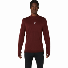 Лонгслив ASICS ROAD WINTER SEAMLESS LS TOP муж. бордовый M