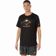 Футболка ASICS FUJITRAIL LOGO SS TOP муж. черный L