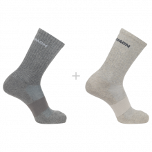 Шкарпетки Salomon EVASION CREW 2-PACK уні. сірий 39/41