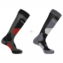 Носки г/л Salomon S/ACCESS 2-PACK уни. черный-серый 36/38