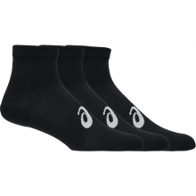 Шкарпетки (3 пари в упаковці) ASICS 3 PACK QUARTER SOCK уні. чорний M