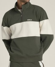 Кофта Wilson муж. PLAYSTATE HLF ZIP GRAPE LEAF хаки/белый MD