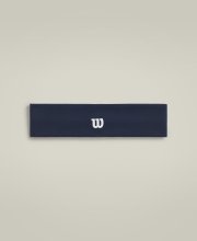 Пов'язка на голову Wilson уні. LOGO WIDE HEADBAND NAVY синій SM/MD