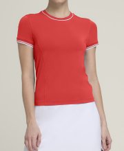 Футболка Wilson жін. TEAM SEAMLESS TEE INFRARED червоний SM
